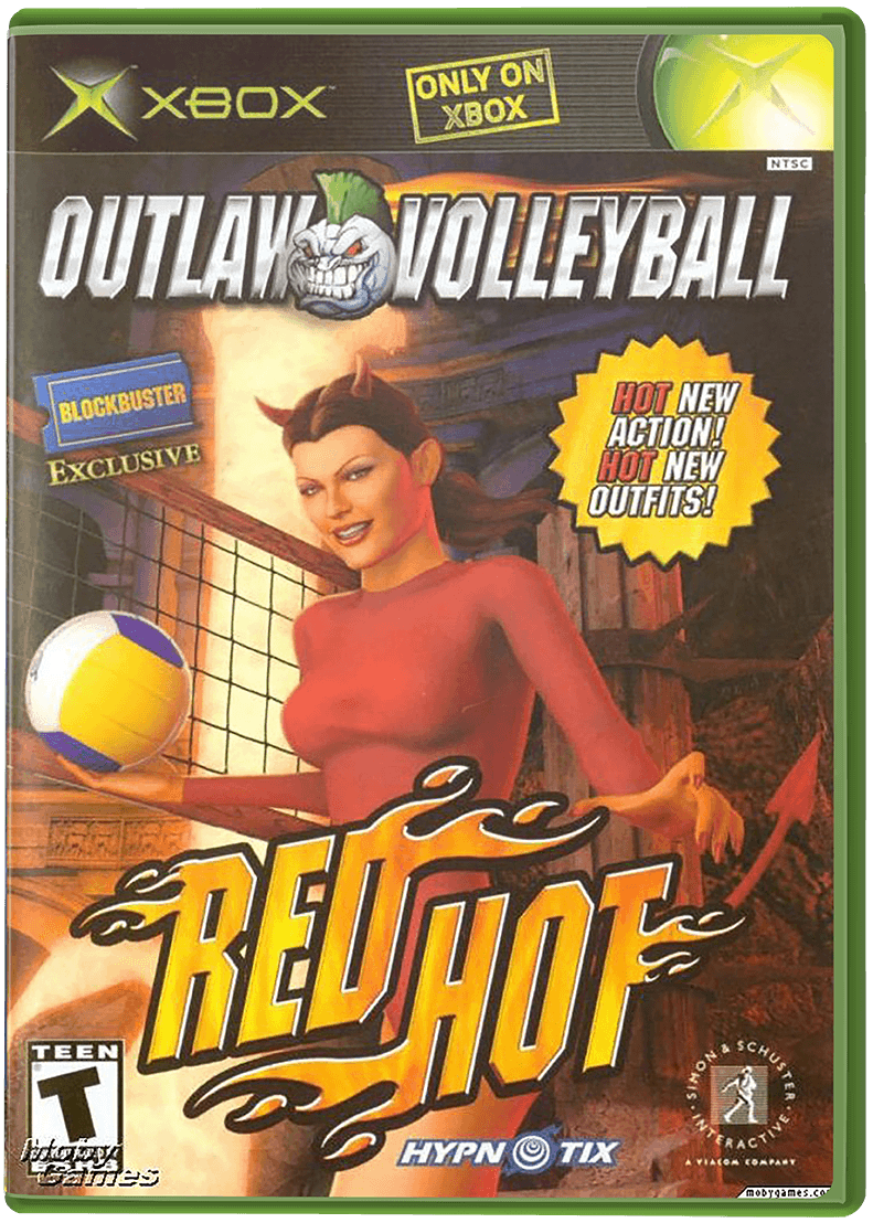Outlaw Volleyball Red Hot box art for Xbox